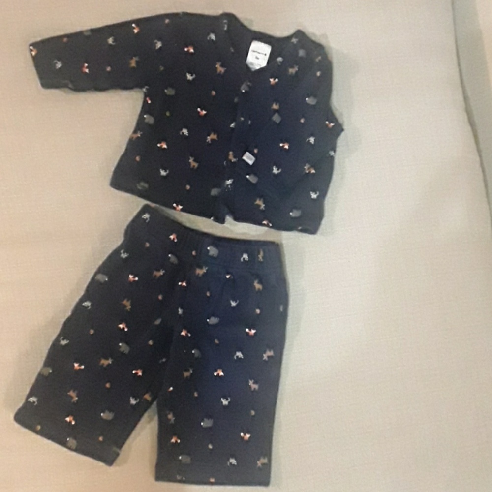 Infant Carhartt button up and pants